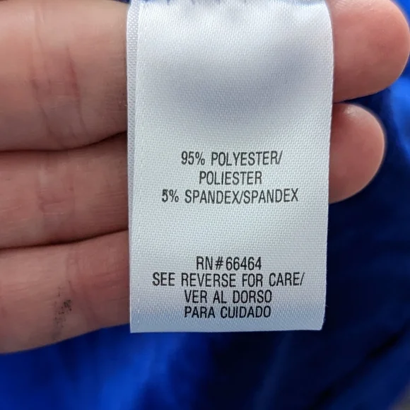 Studio One New York Blue Fit and Flare Dress Size 10 - Picture 7 of 9